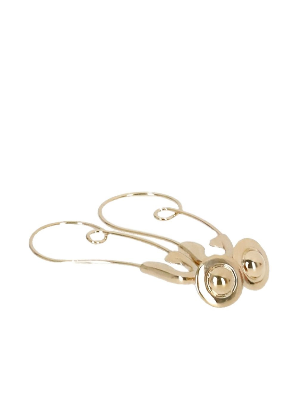 orb safety-pin earrings - 3