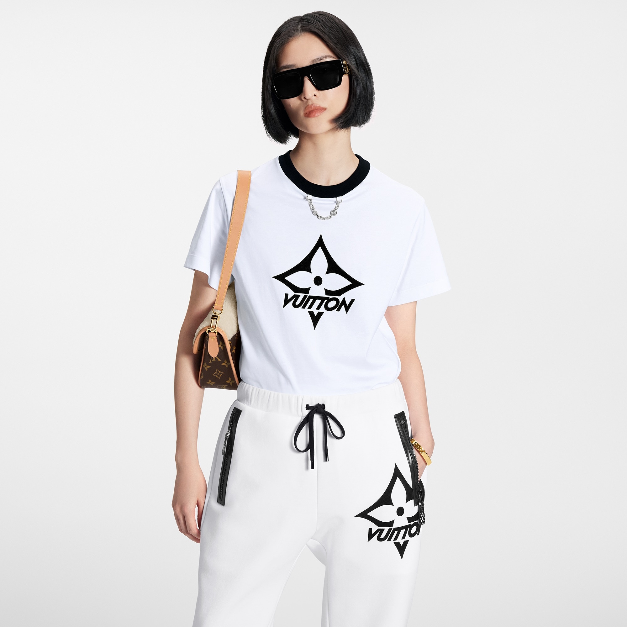 LV Snowflake Jogging Pants - 5