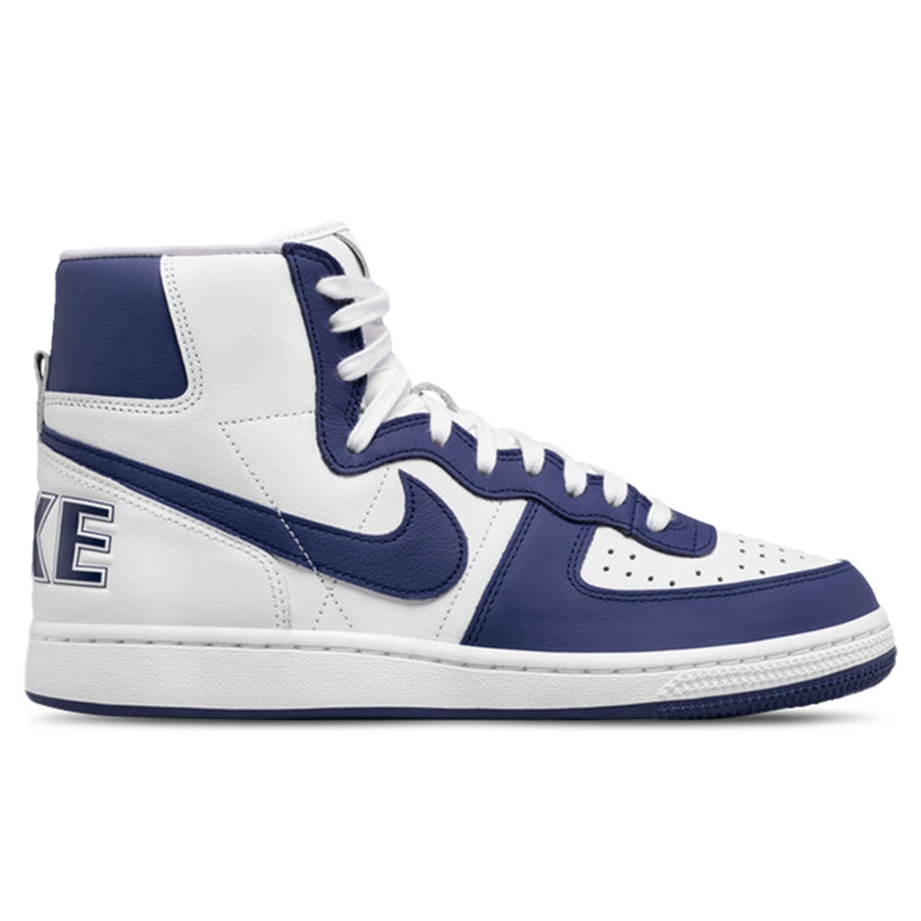 COMME DES GARCONS HOMME PLUS X NIKE TERMINATOR HIGH SP - WHITE/DEEP ROYAL - 5