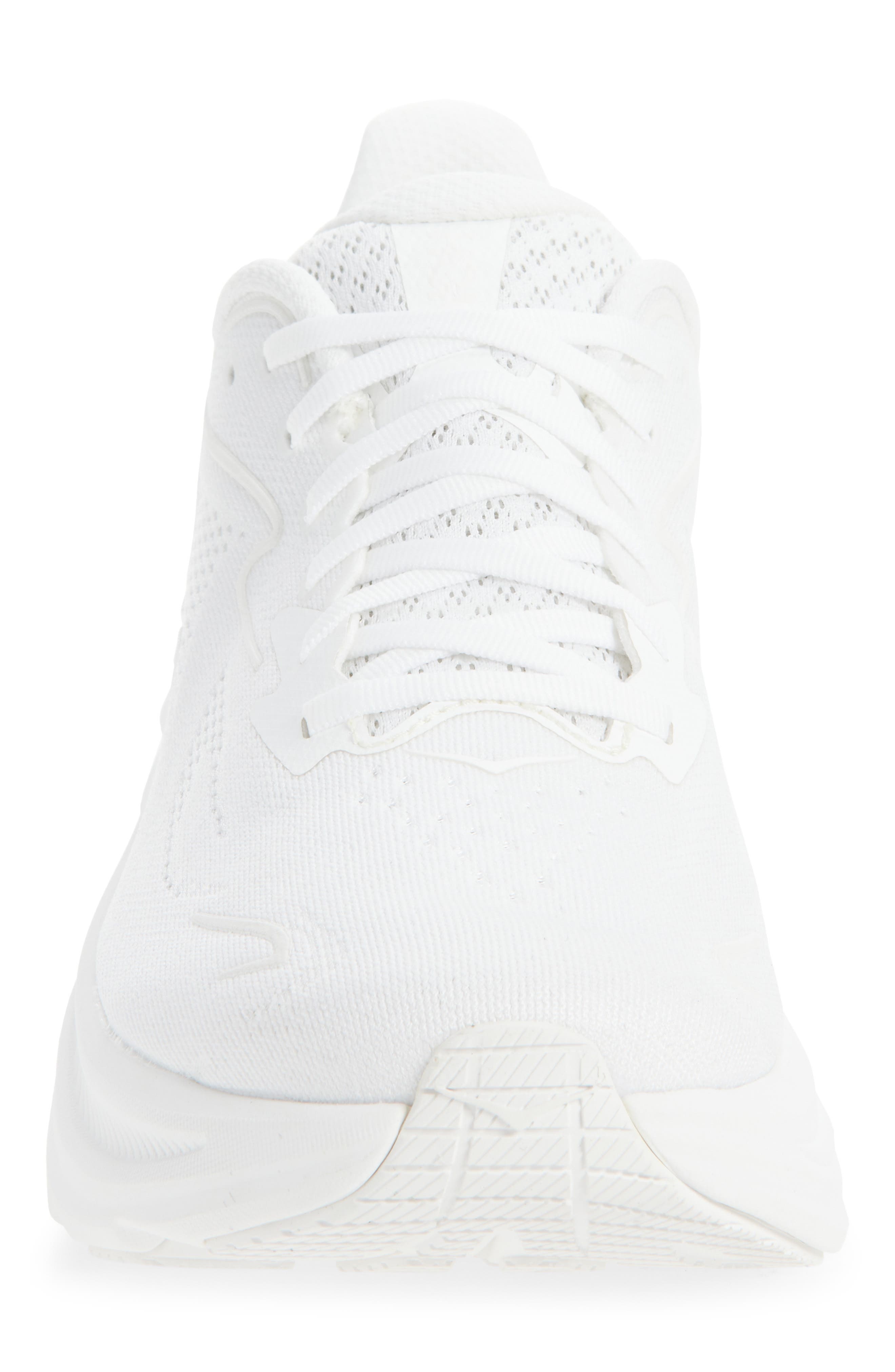 HOKA Clifton 10 Running Shoe in White /White at Nordstrom - 4
