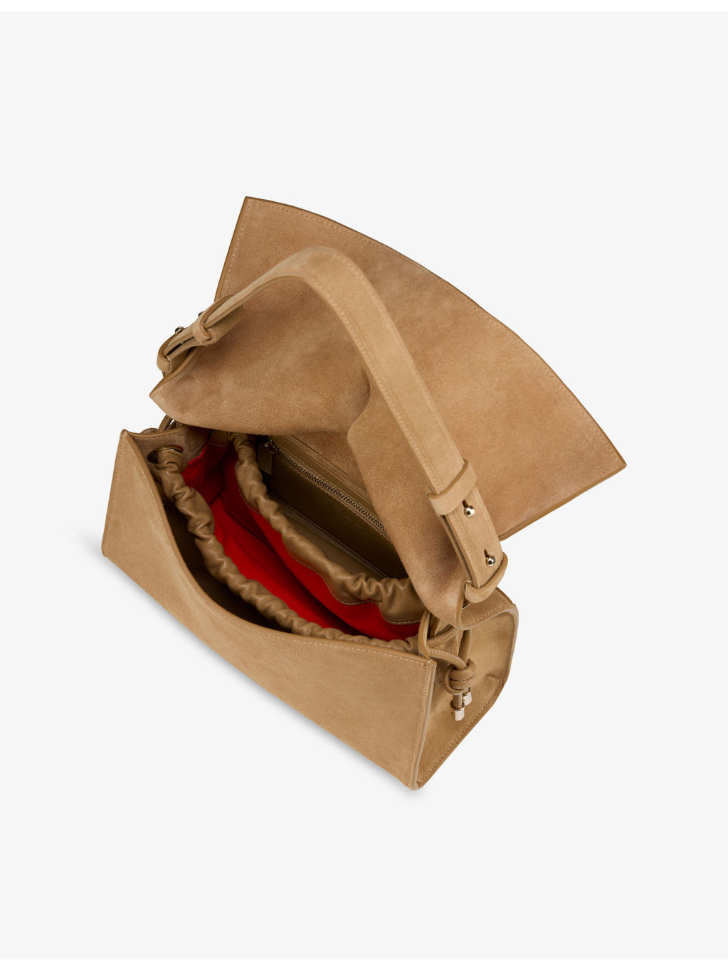 Baggy Small Leather Shoulder Bag - 3