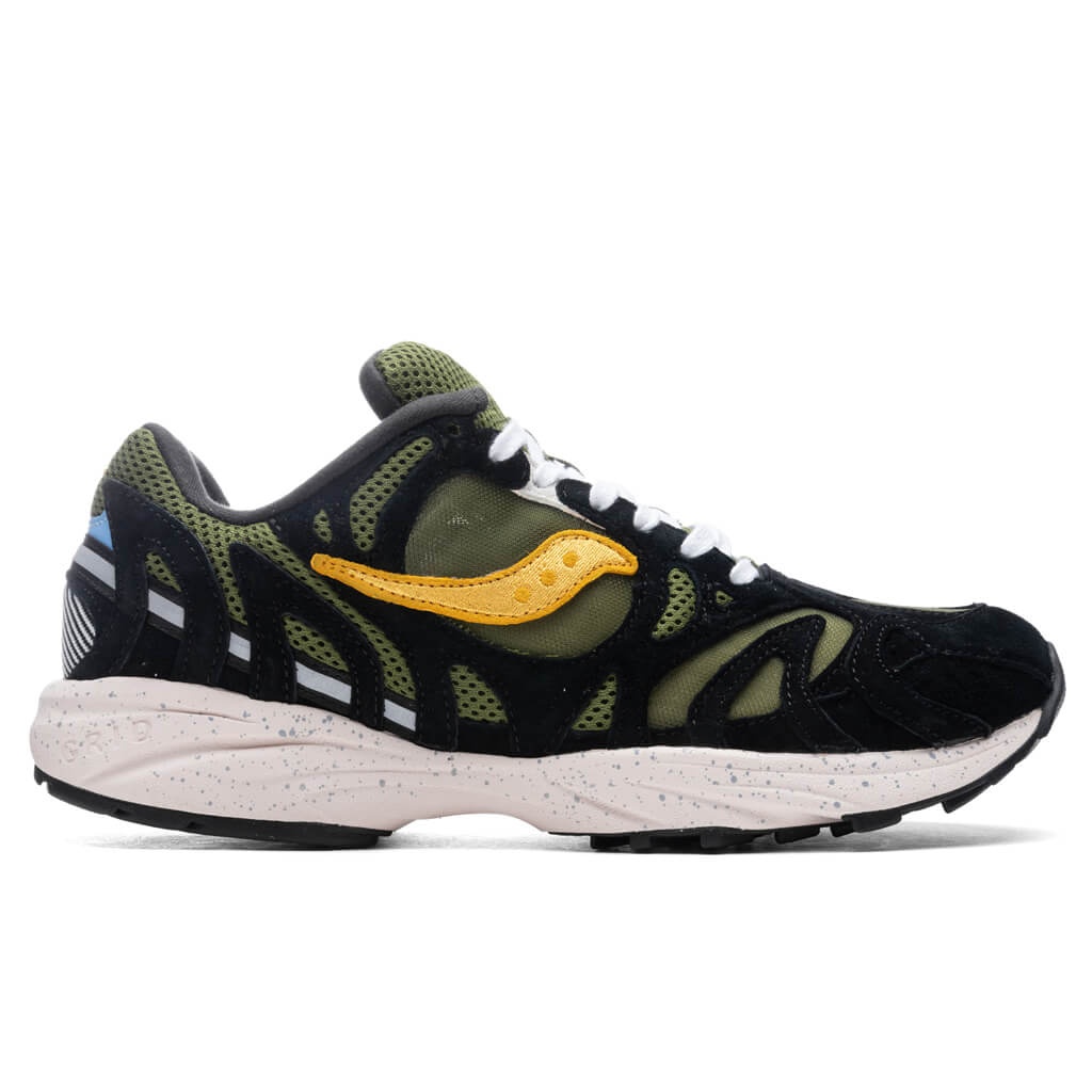 SAUCONY GRID AZURA 2000 - BLACK/YELLOW - 1