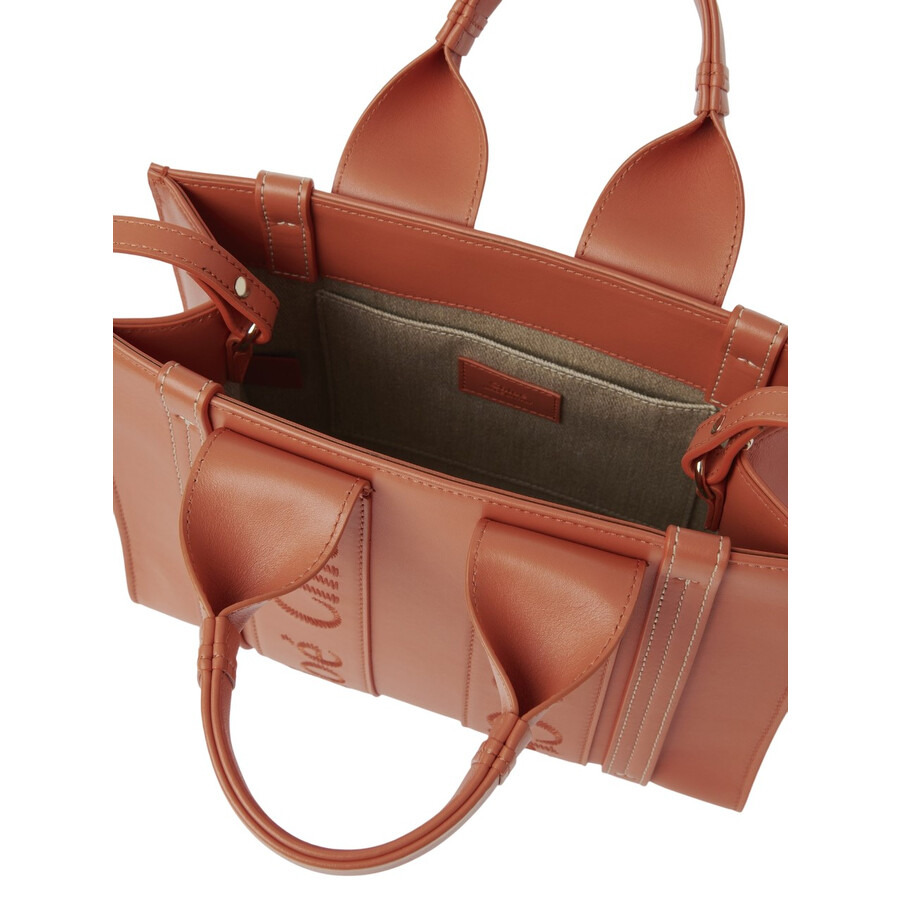Chloe Small Woody Logo Tote Bag - 4