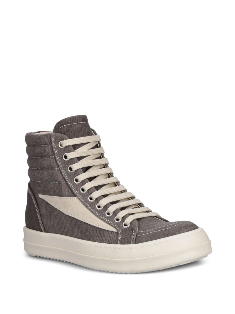 Rick Owens DRKSHDW Vintage lace-up high-top sneakers outlook