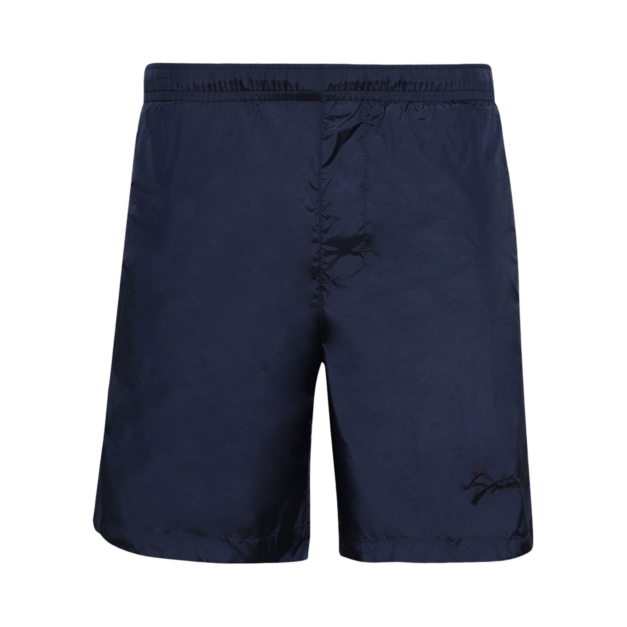 Givenchy Logo Embroidery Swimshorts 'Dark Blue' - 1