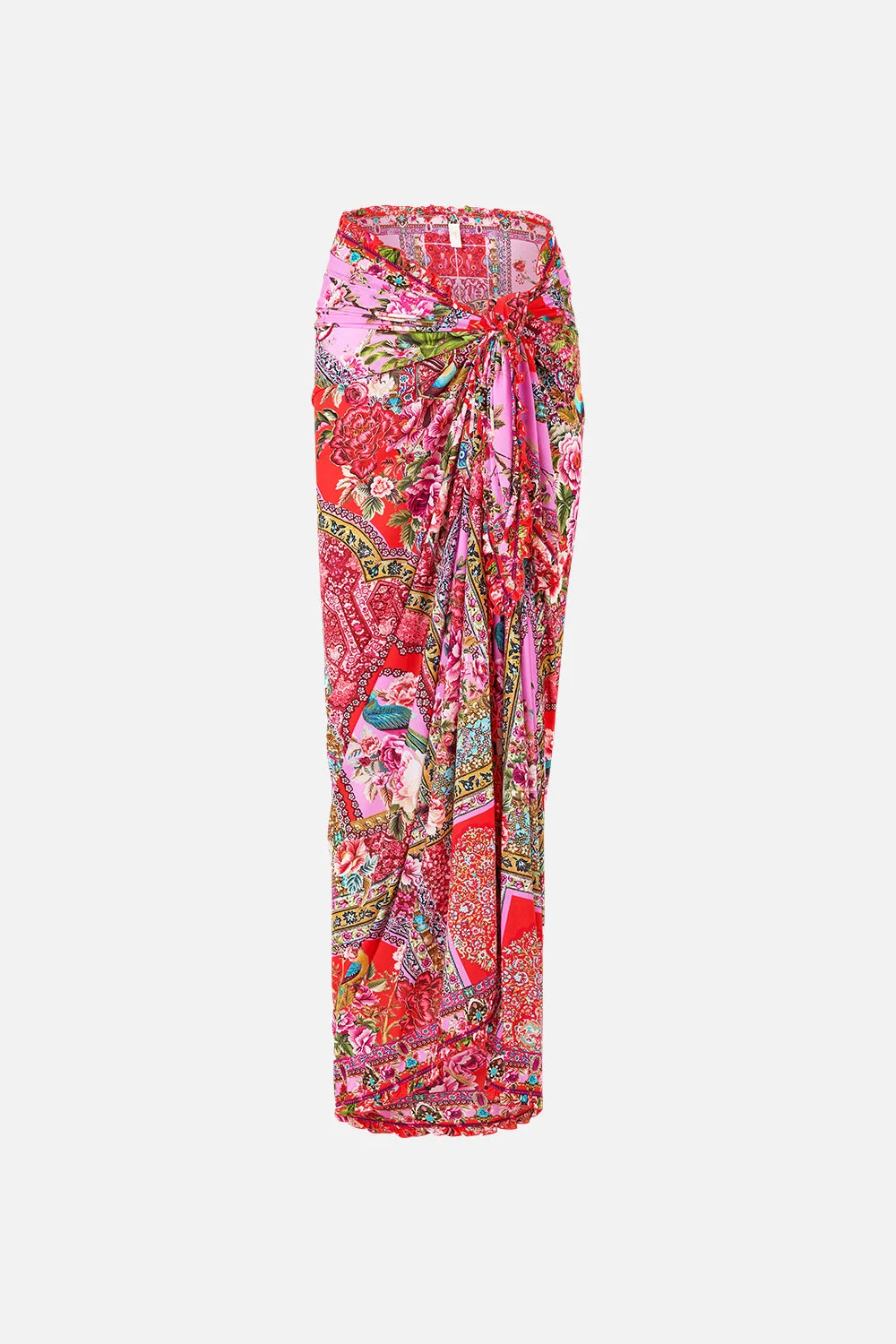 MULTI WEAR LONG SARONG WITH FRILL EDGE - 1