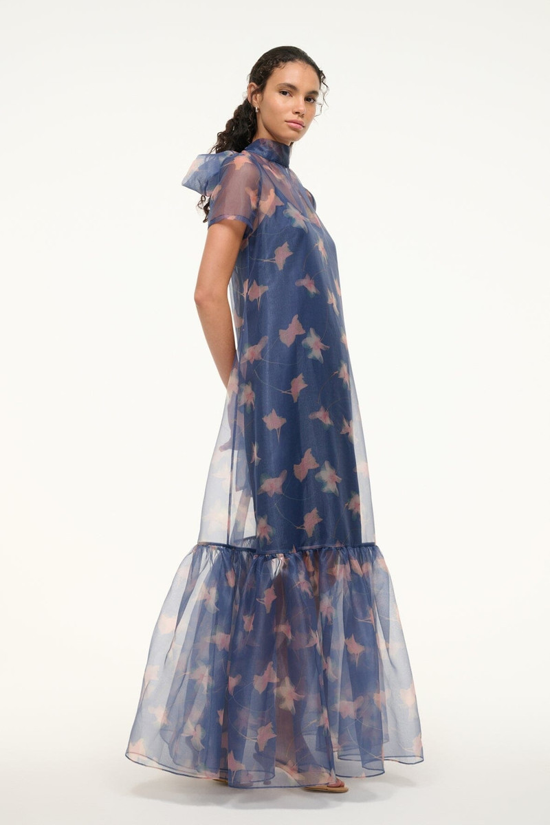 STAUD STAUD CALLUNA DRESS BOTANICAL NAVY outlook