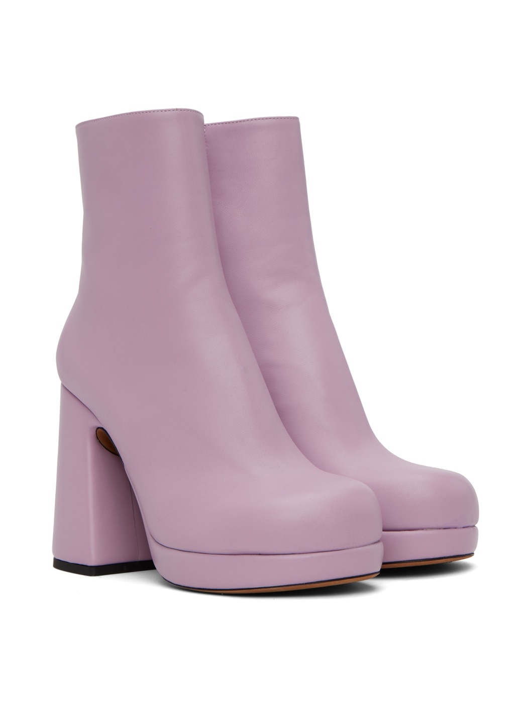 Purple Forma Platform Boots - 4