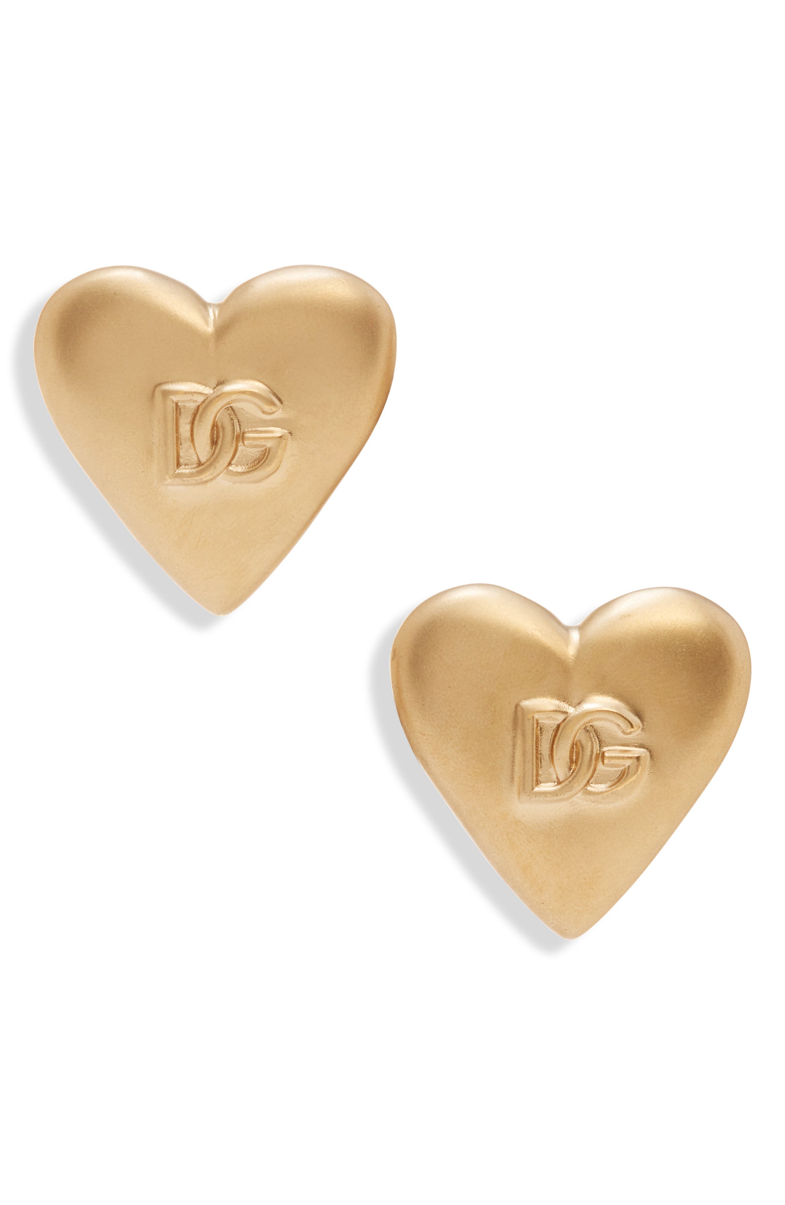 Dolce&Gabbana DG Heart Drop Earrings in Zoo00 Oro at Nordstrom - 1