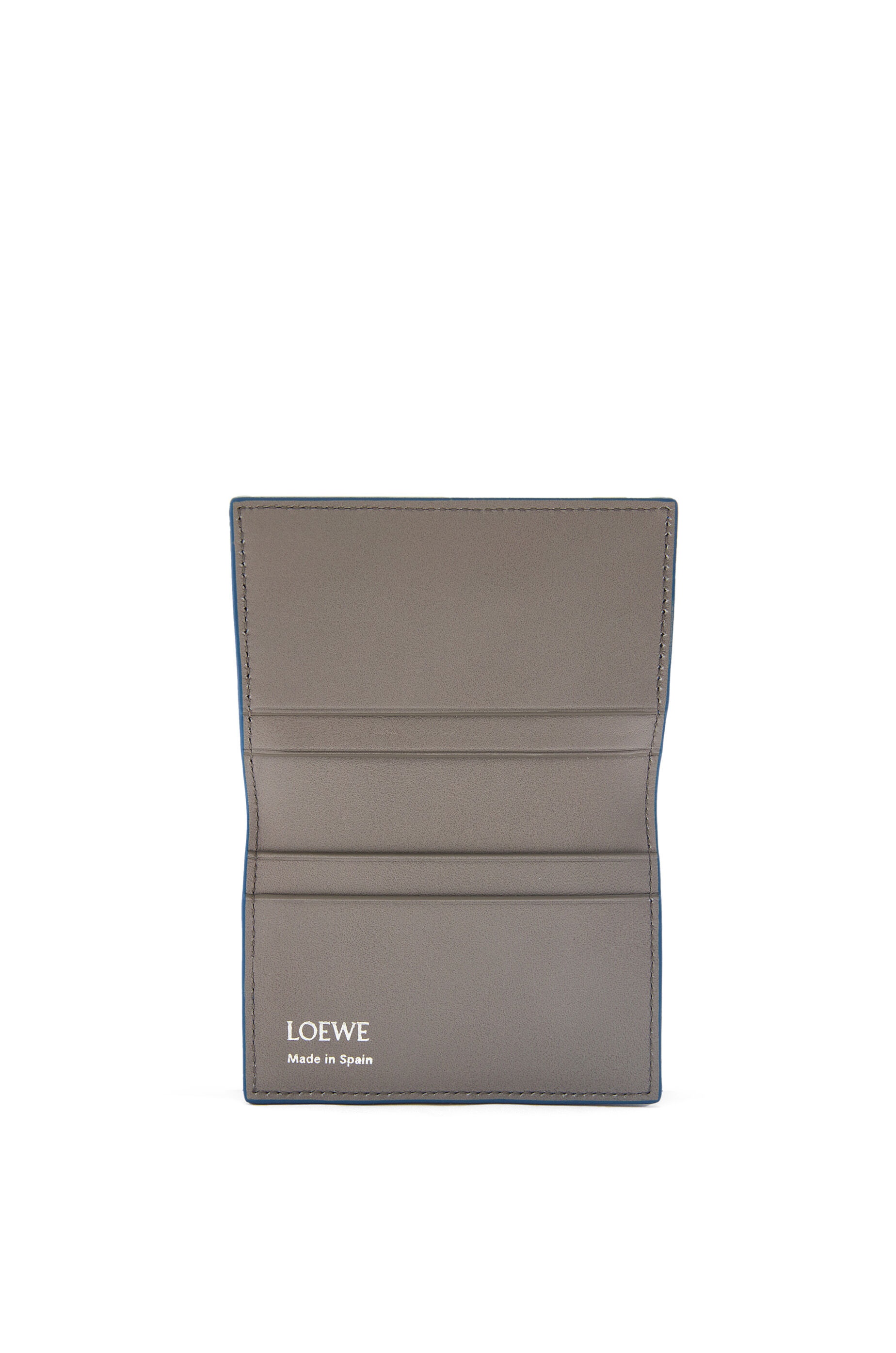 Slim bifold cardholder in shiny nappa calfskin - 2