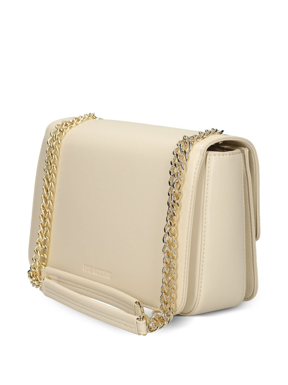 heart-plaque chain shoulder bag - 5