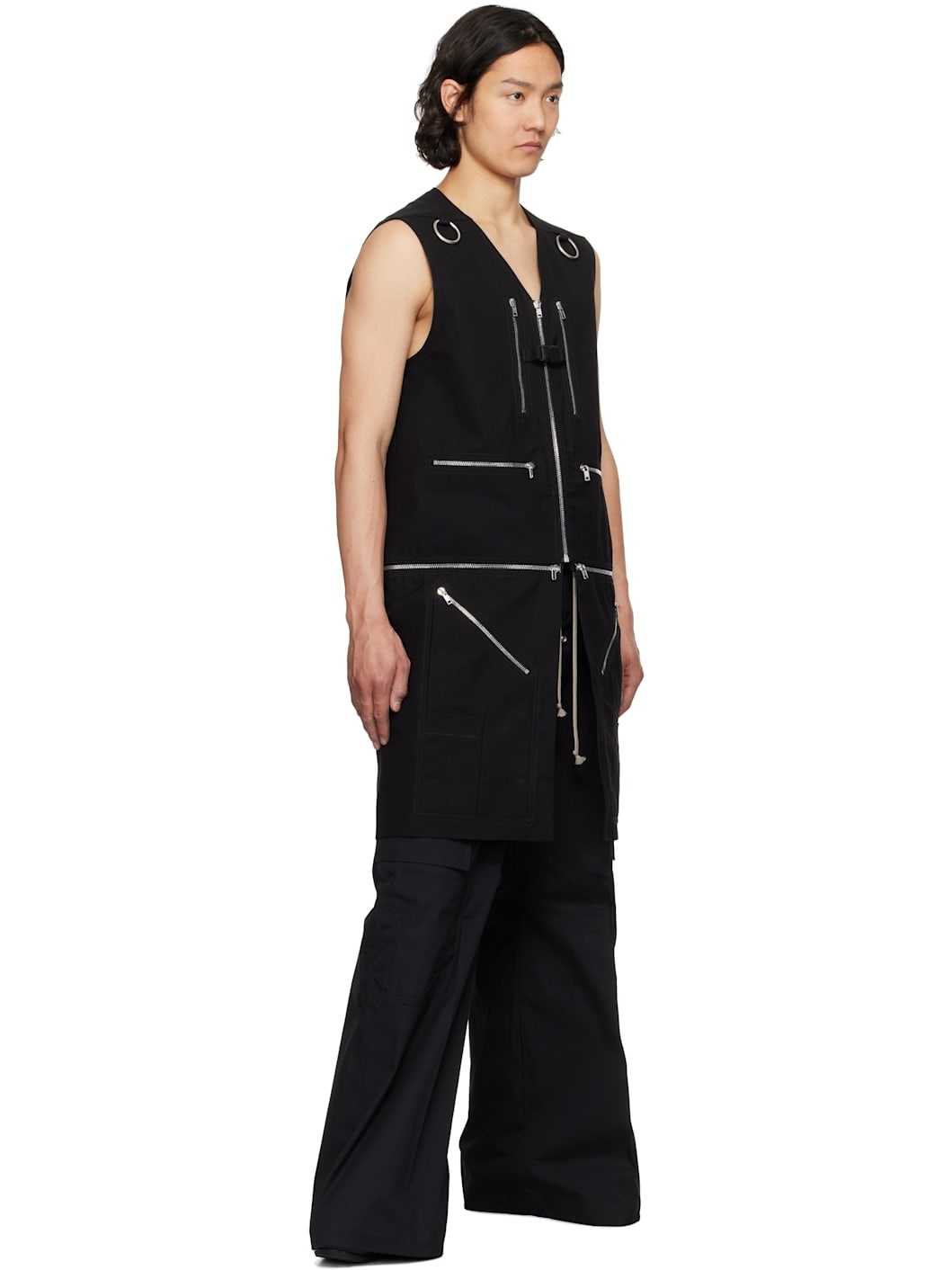 Black Hollywood Headon Utility Vest - 5
