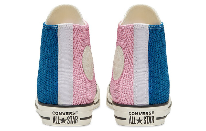 Converse (WMNS) Converse Chuck Taylor All Star Runway Cable Blue Pink Hi Sneakers 'Pink Blue' 568664C outlook