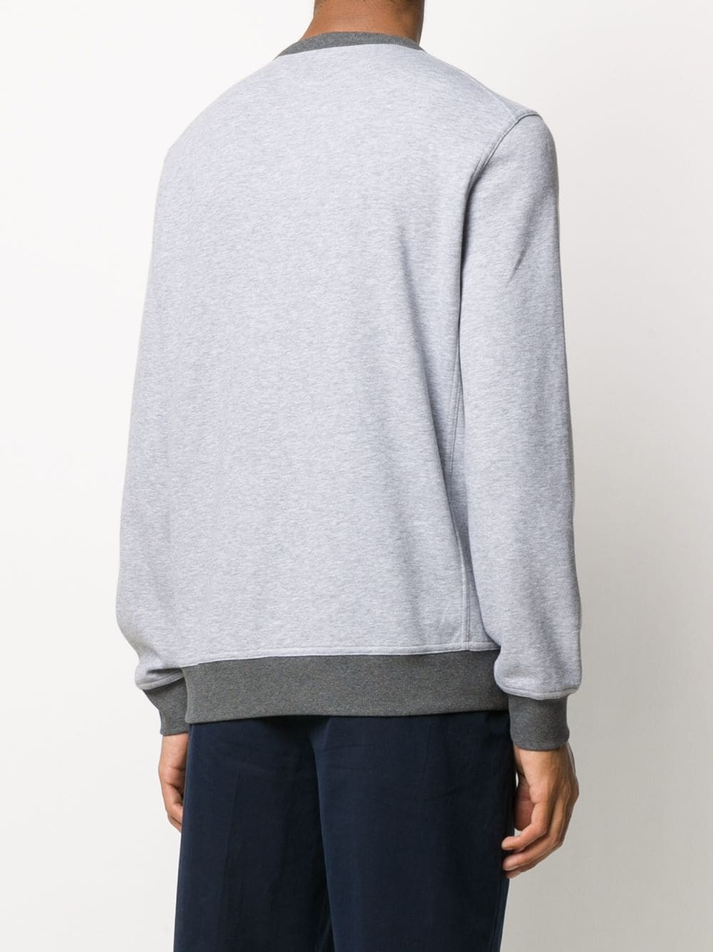 tonal crew neck sweatshirt - 4