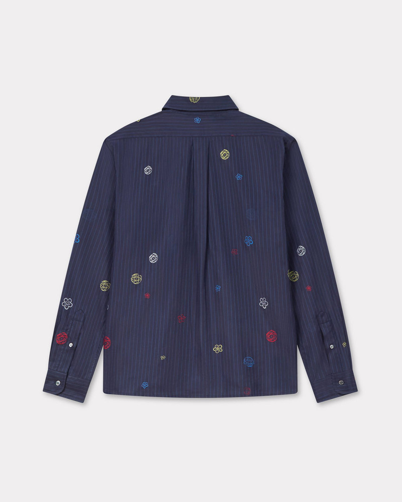 KENZO 'Kenzo x Futura 2000' embroidered casual shirt in cotton poplin outlook
