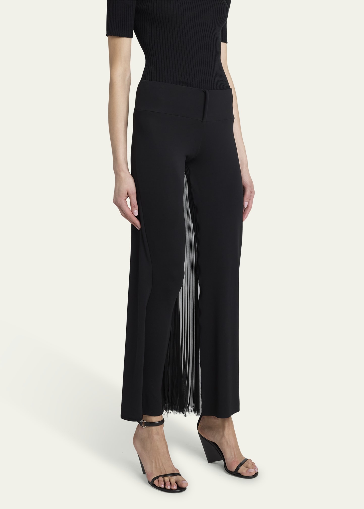 Infinity Pleats Jersey Pants - 4