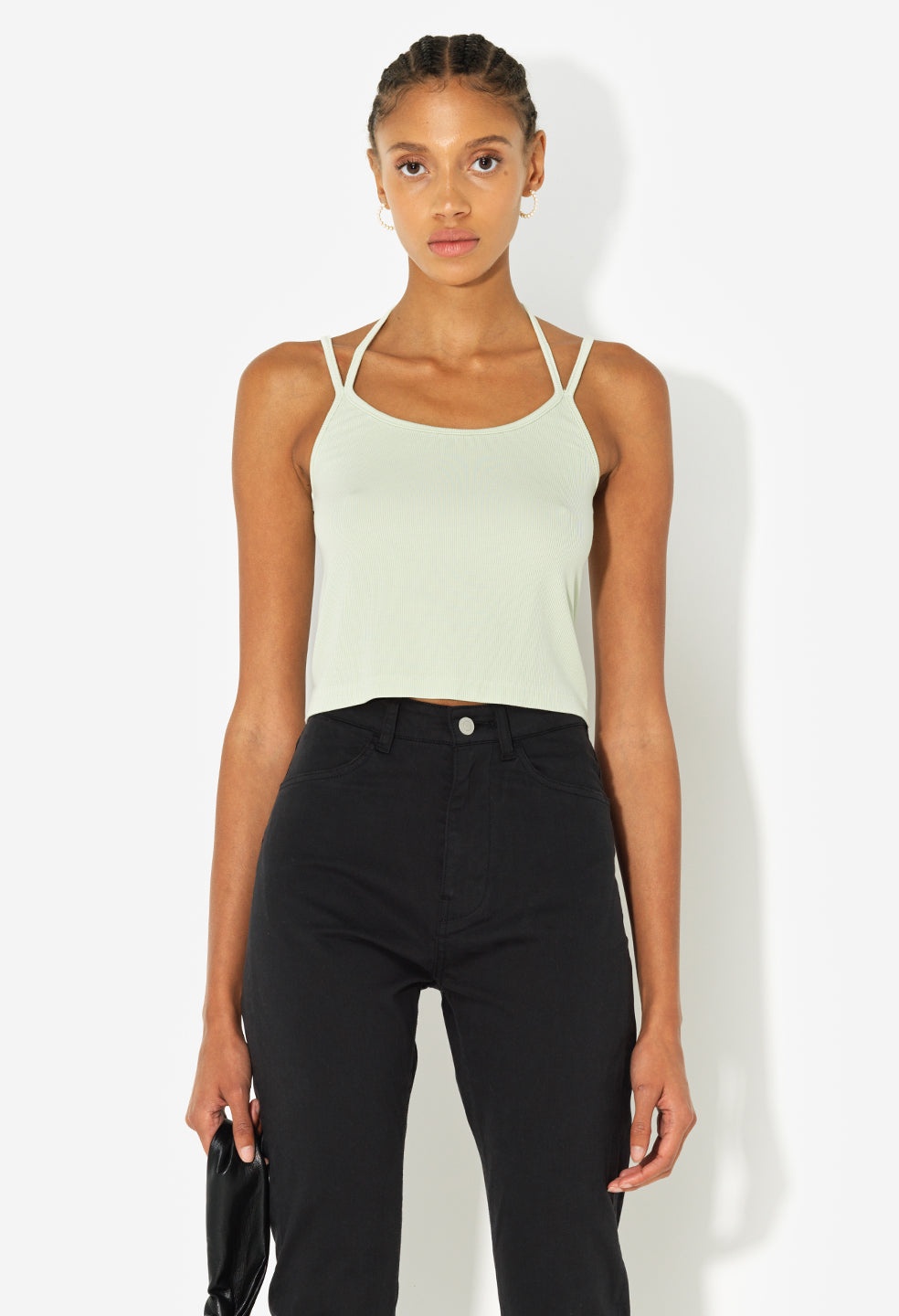 GEMINI RIB HALTER CAMI - 7