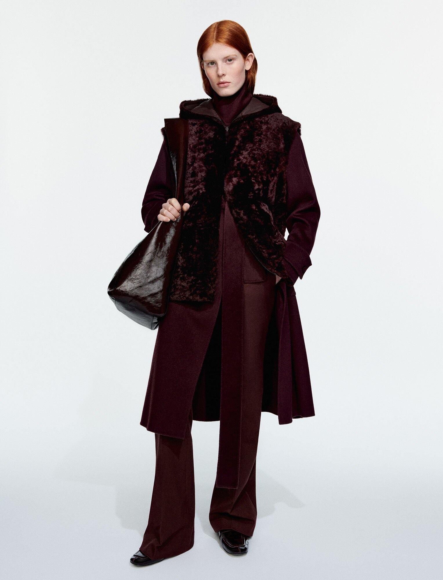Double Face Cashmere Arline Coat - 7