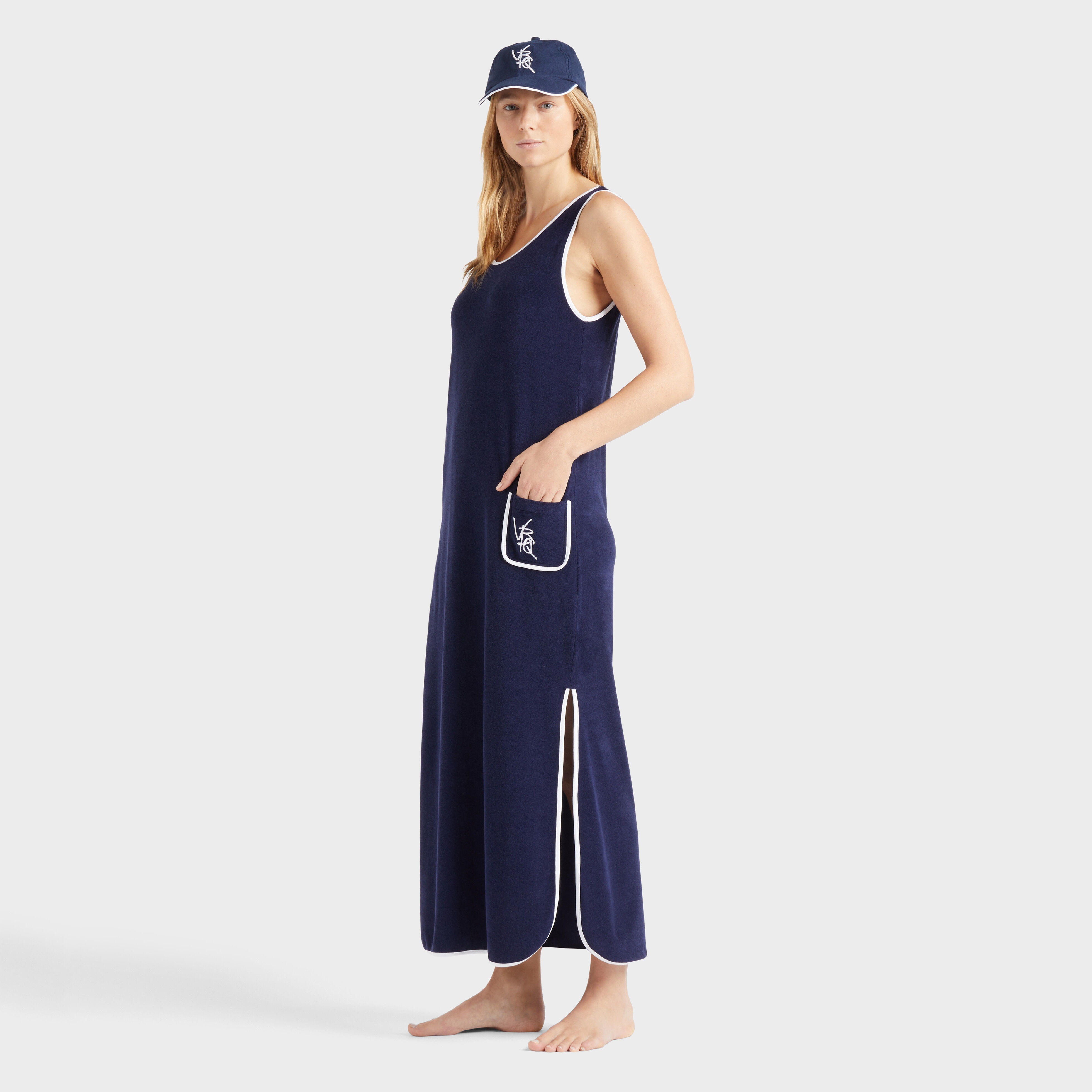 Women Terry Tank Dress VBQ Line - 5