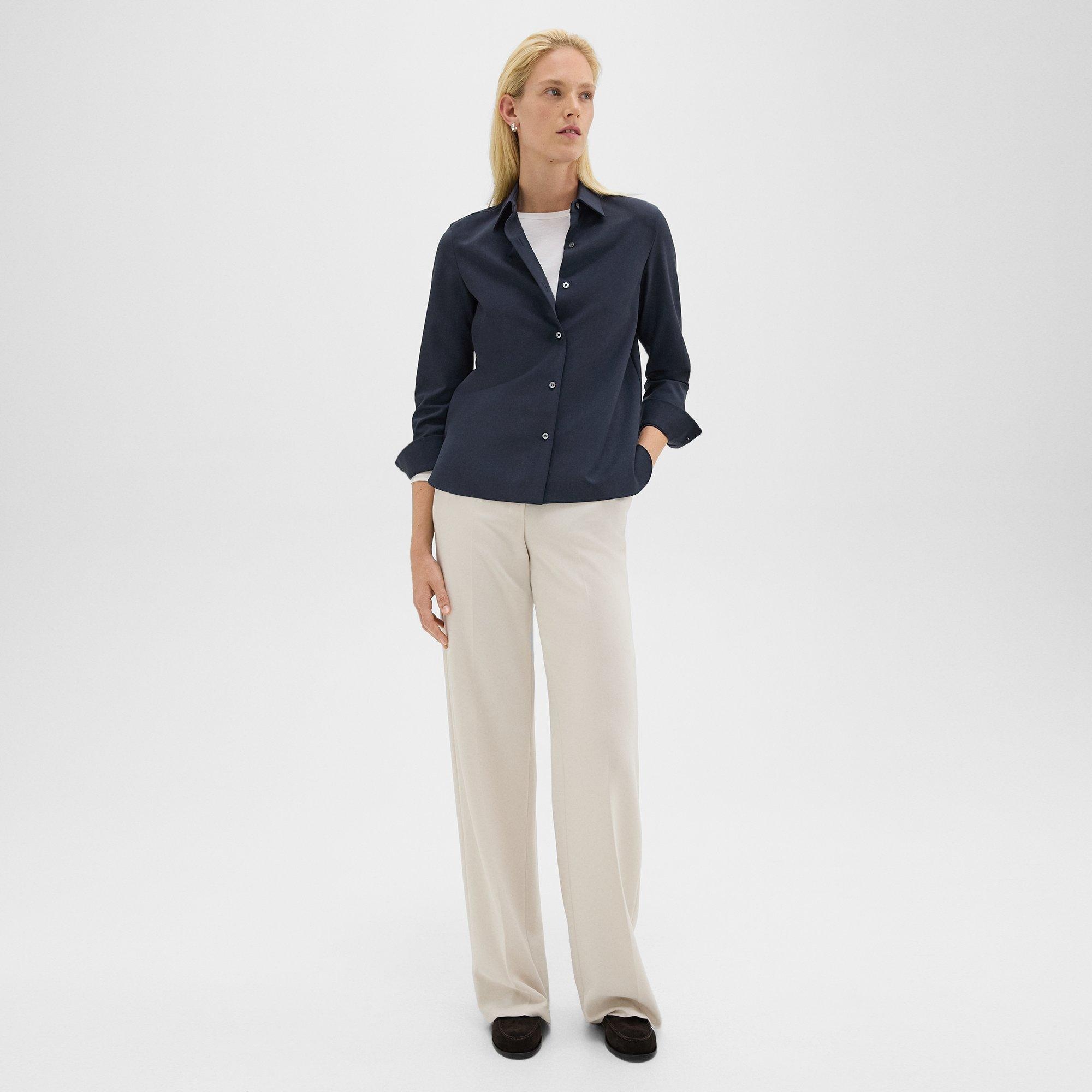 Straight Shirt in Good Wool - 6
