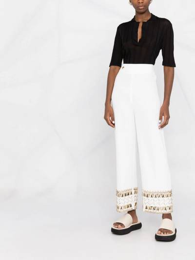 PHILIPP PLEIN Cady gold-studded trousers outlook