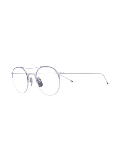 Thom Browne round glasses outlook