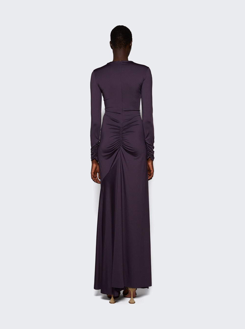 Tie Front Gown Fig - 5