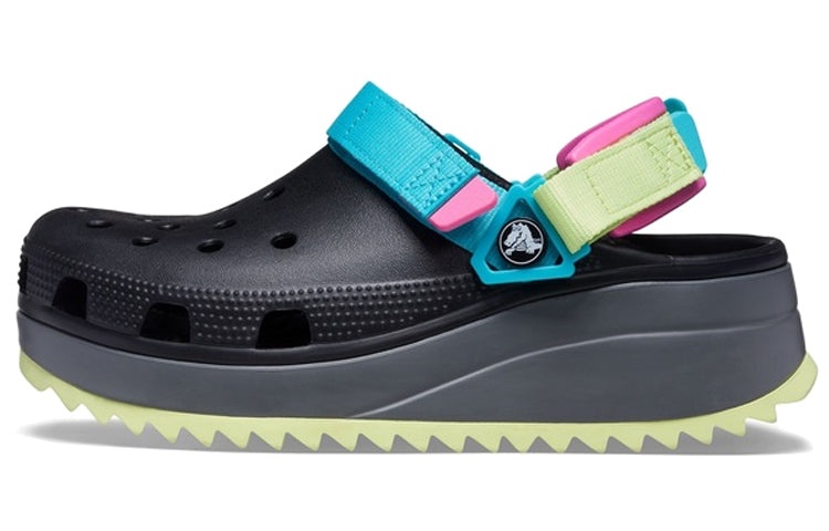 Crocs Classic Hiker Clog 'Black Blue Yellow' 206772-0C4 - 2