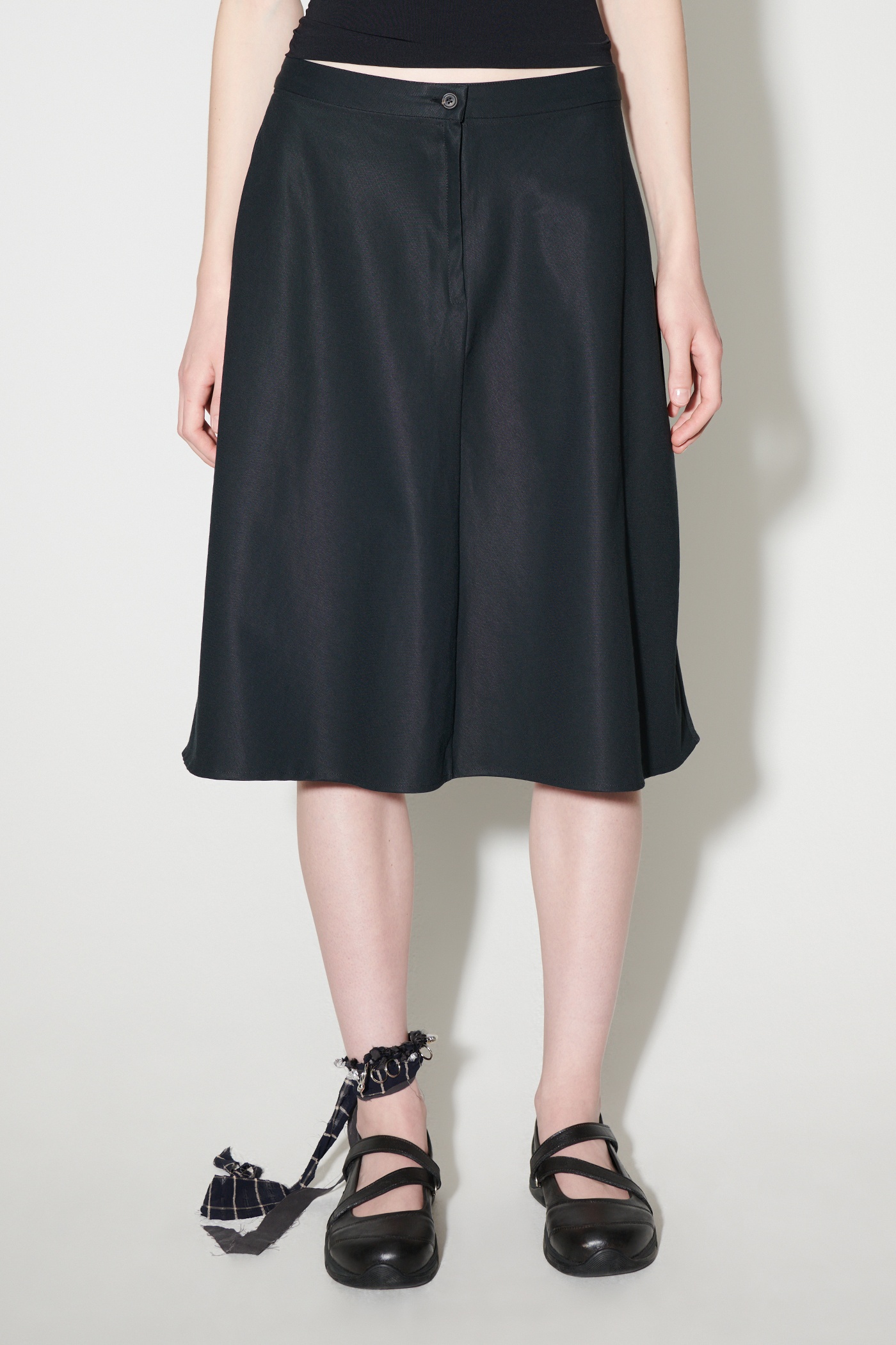 Curtain Skirt Deluxe Black Exquisite Wool - 7