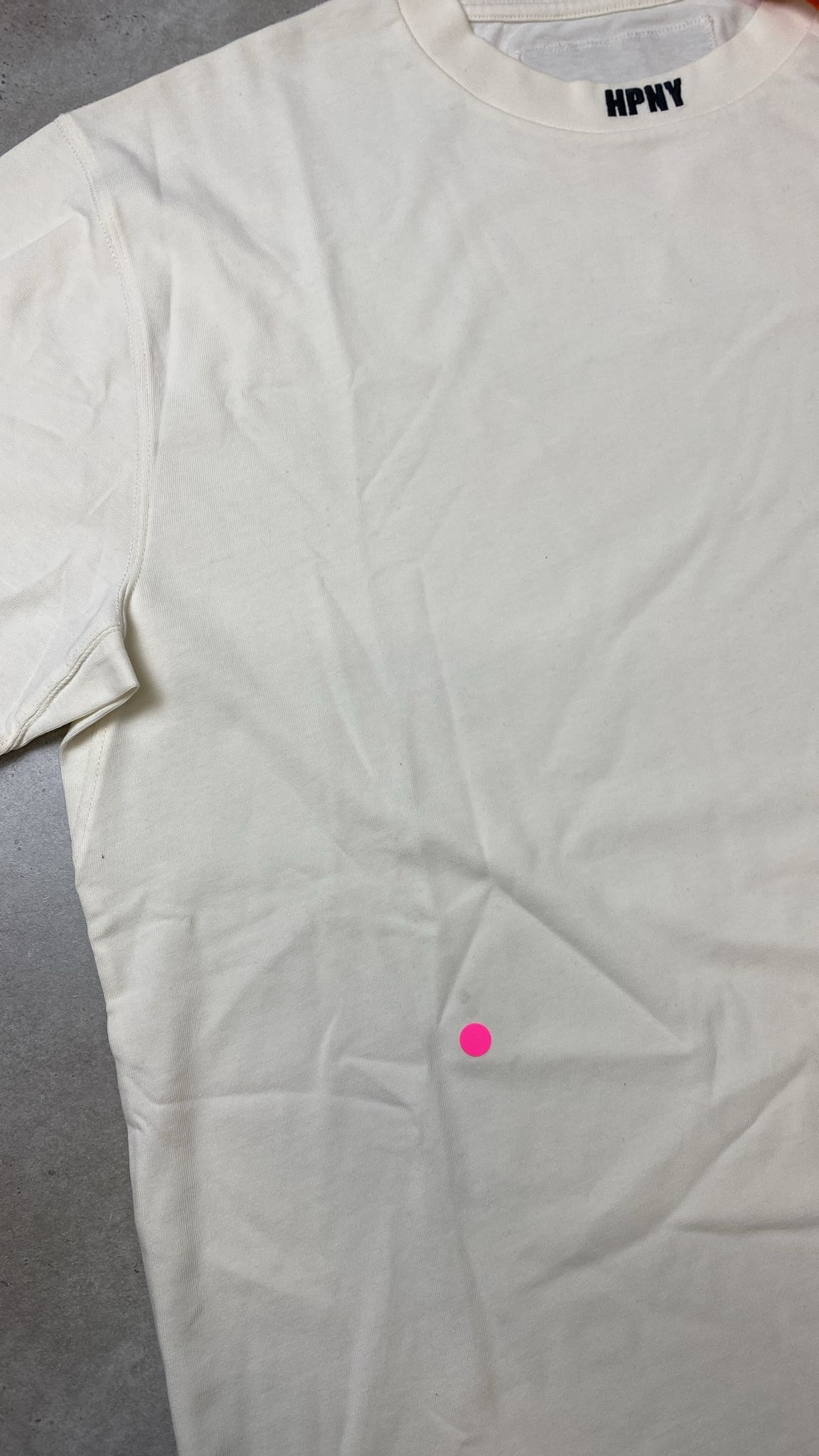 Heron Preston HPNY Embroidered Neck T Shirt White XL - 4