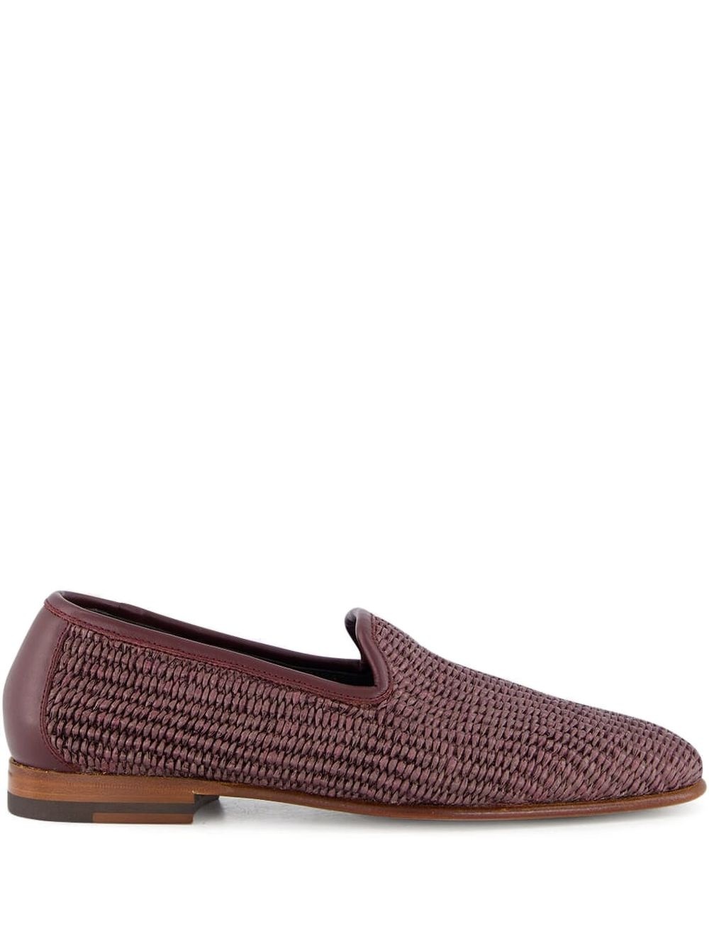 raffia loafers - 1