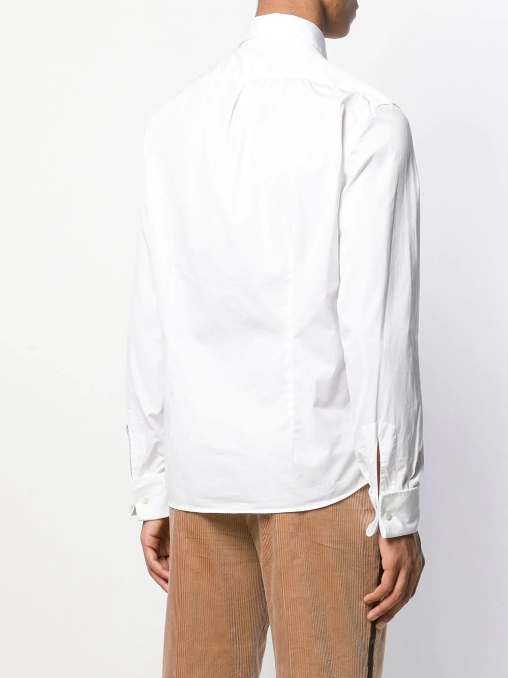 pleated front shirt - 4