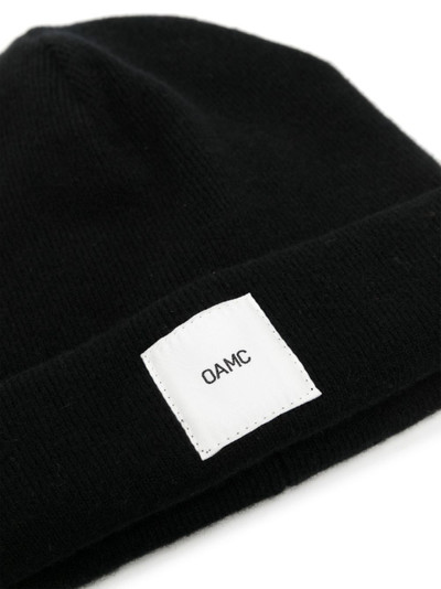 OAMC Whistler logo-patch beanie outlook