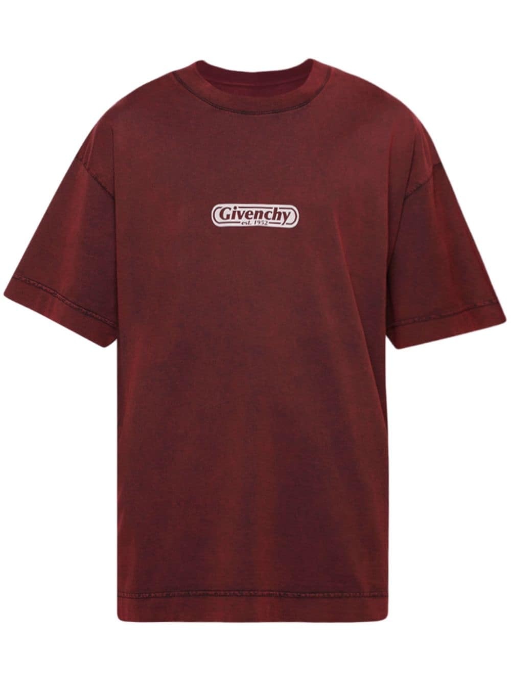 logo-print cotton T-shirt - 1