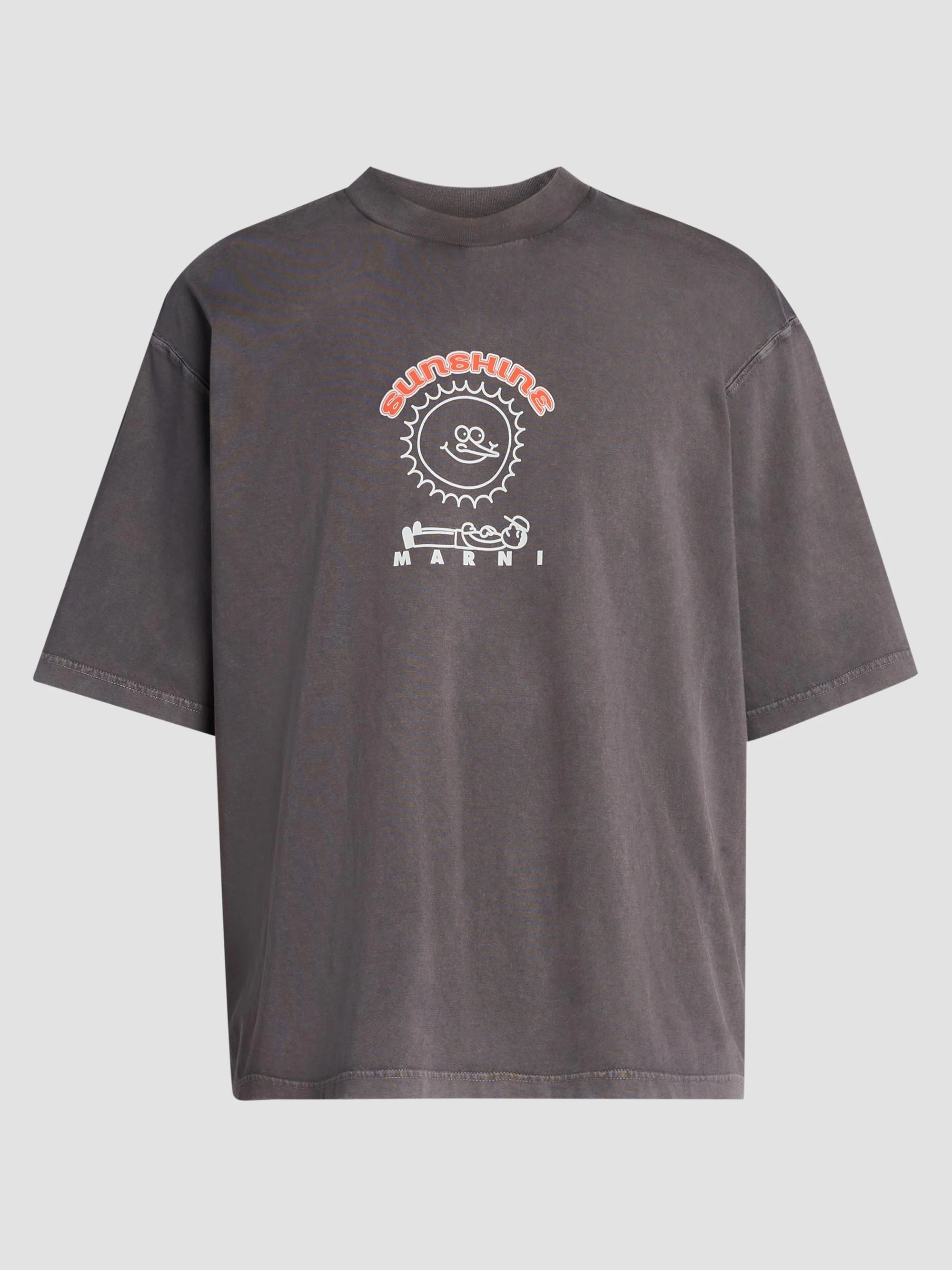 Men's Sunshine Relaxed-Fit Crewneck T-Shirt - Truffle - 1