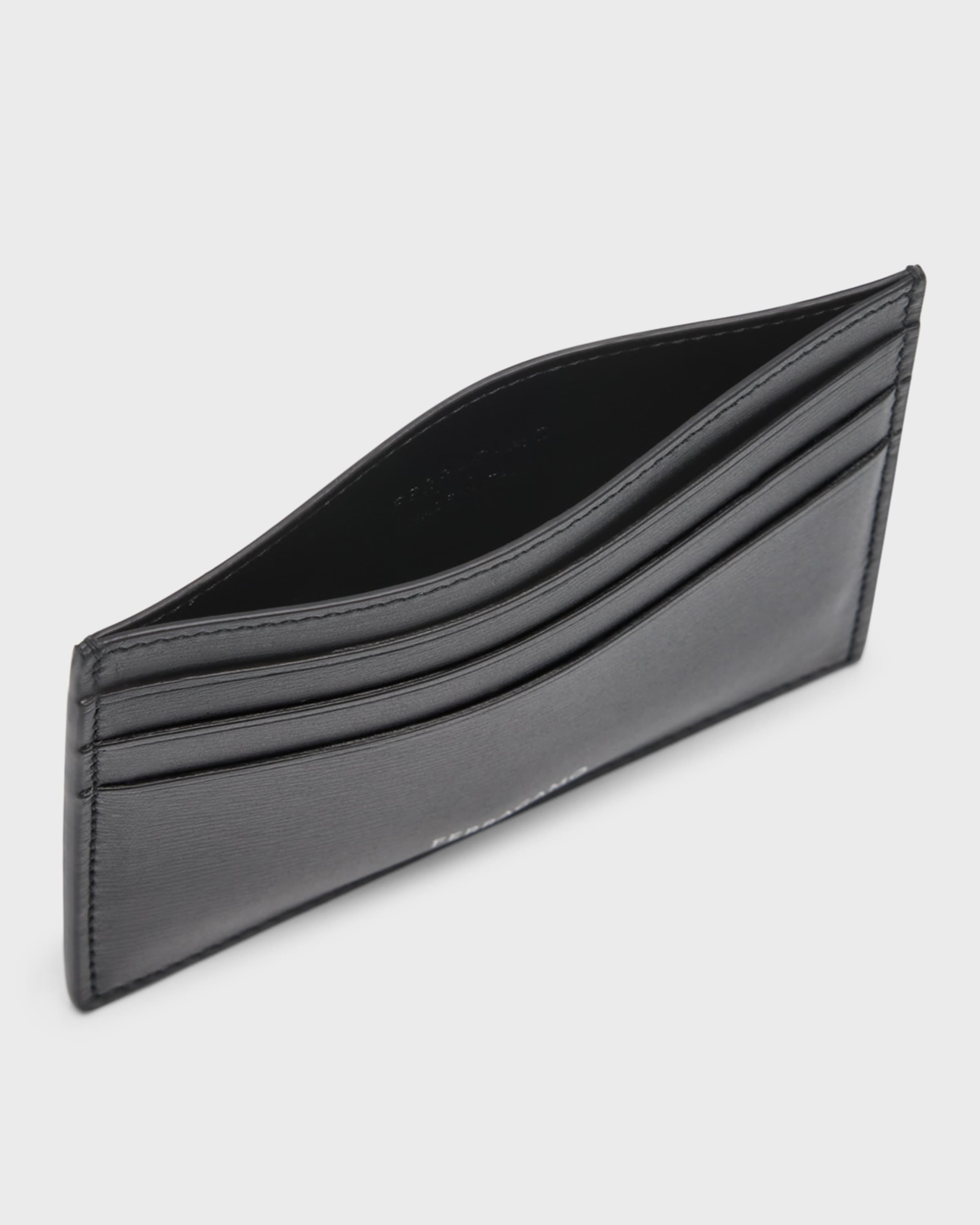 Men's Slim Leather Card Holder - 3