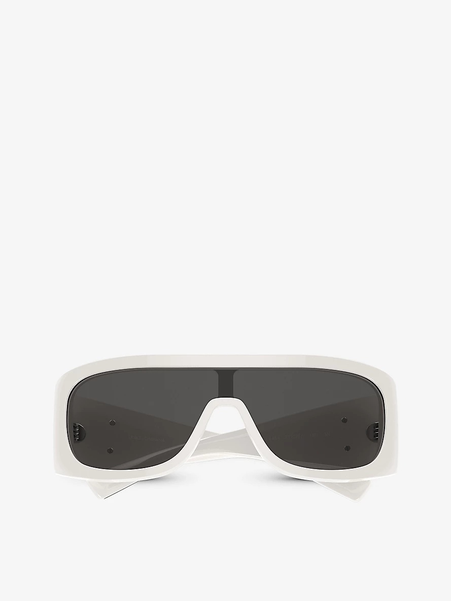 DG4454 rectangle-frame acetate sunglasses - 5