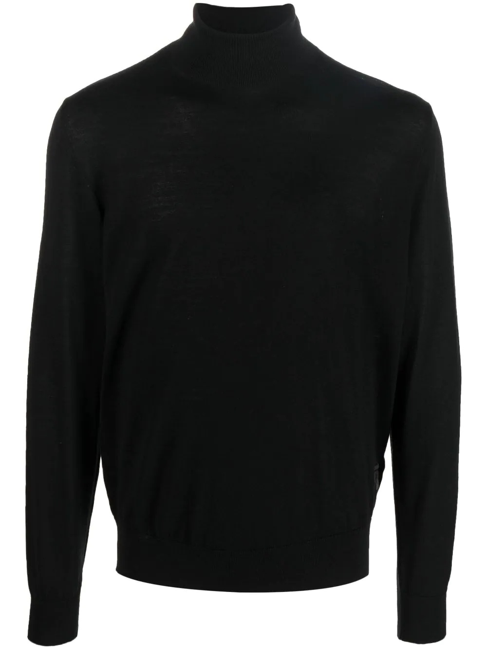 roll-neck wool jumper - 1