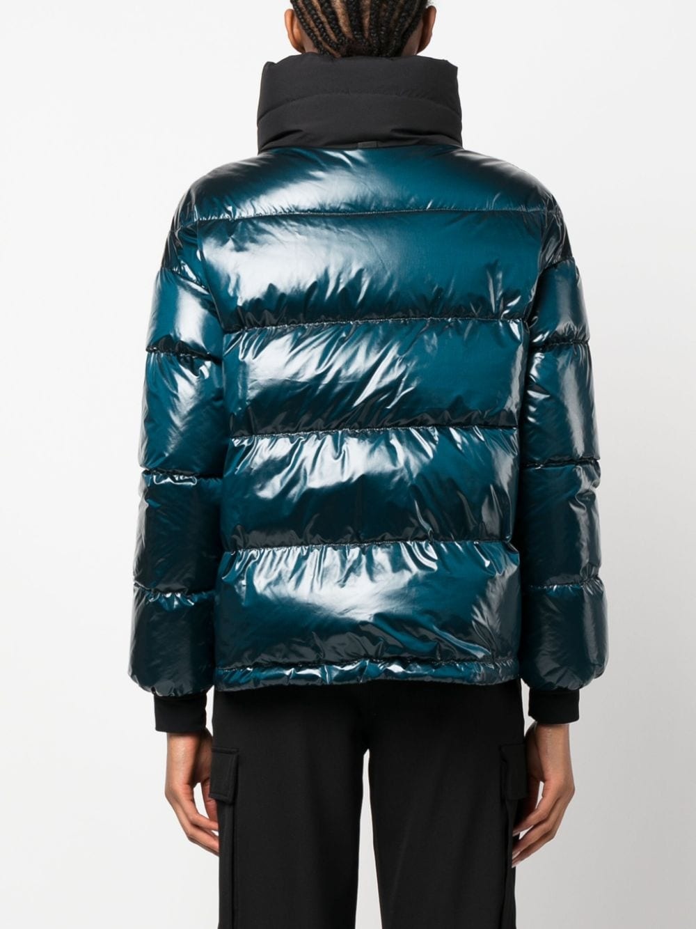 high-neck padded jacket - 4