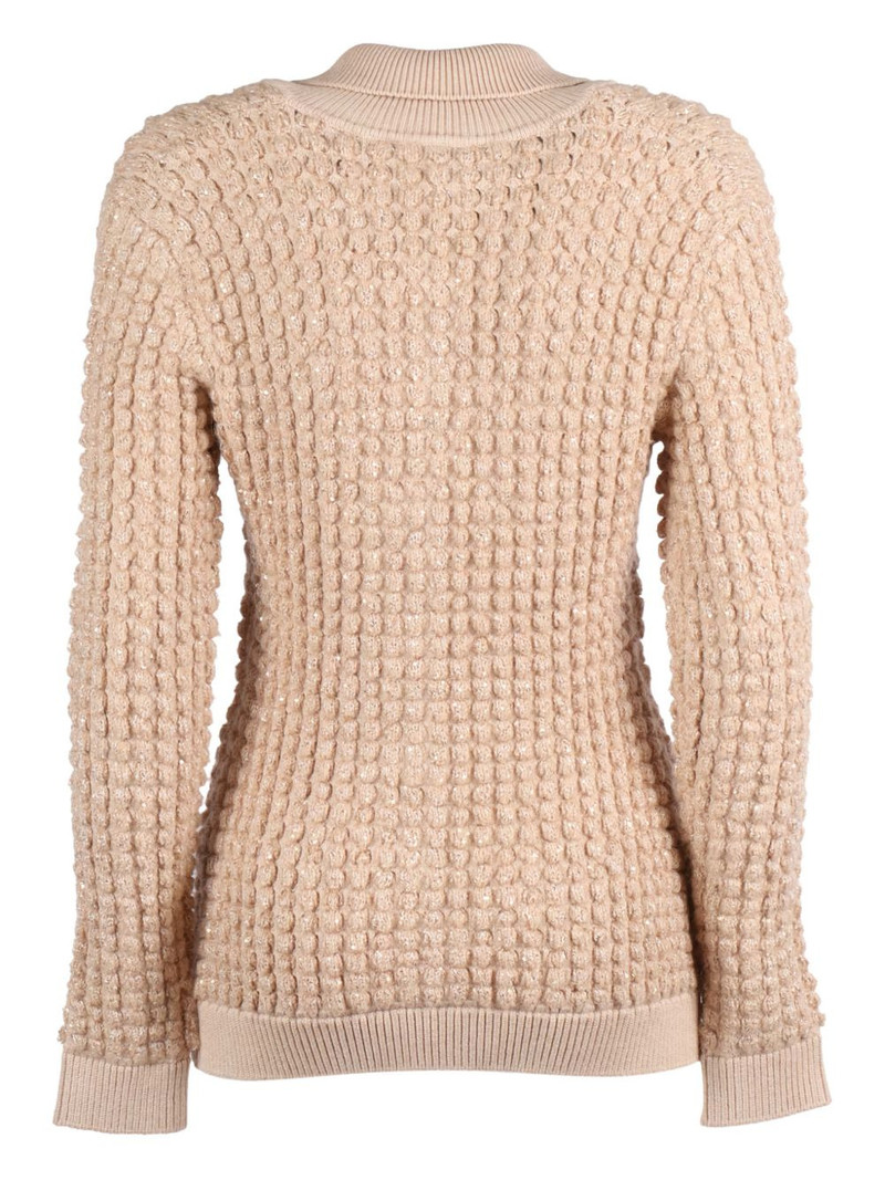 ELISABETTA FRANCHI textured cardigan outlook