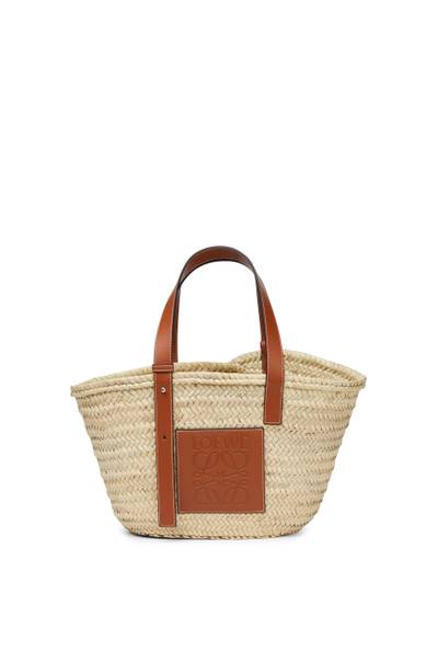 Loewe Basket bag in palm leaf and calfskin outlook