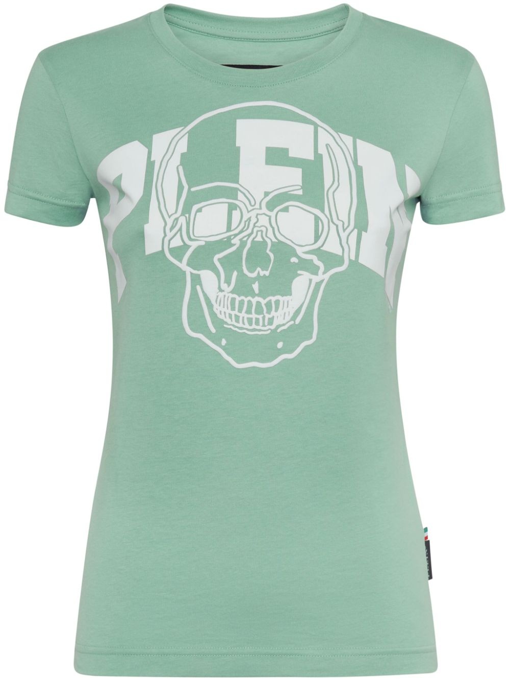 skull-print cotton T-shirt - 1