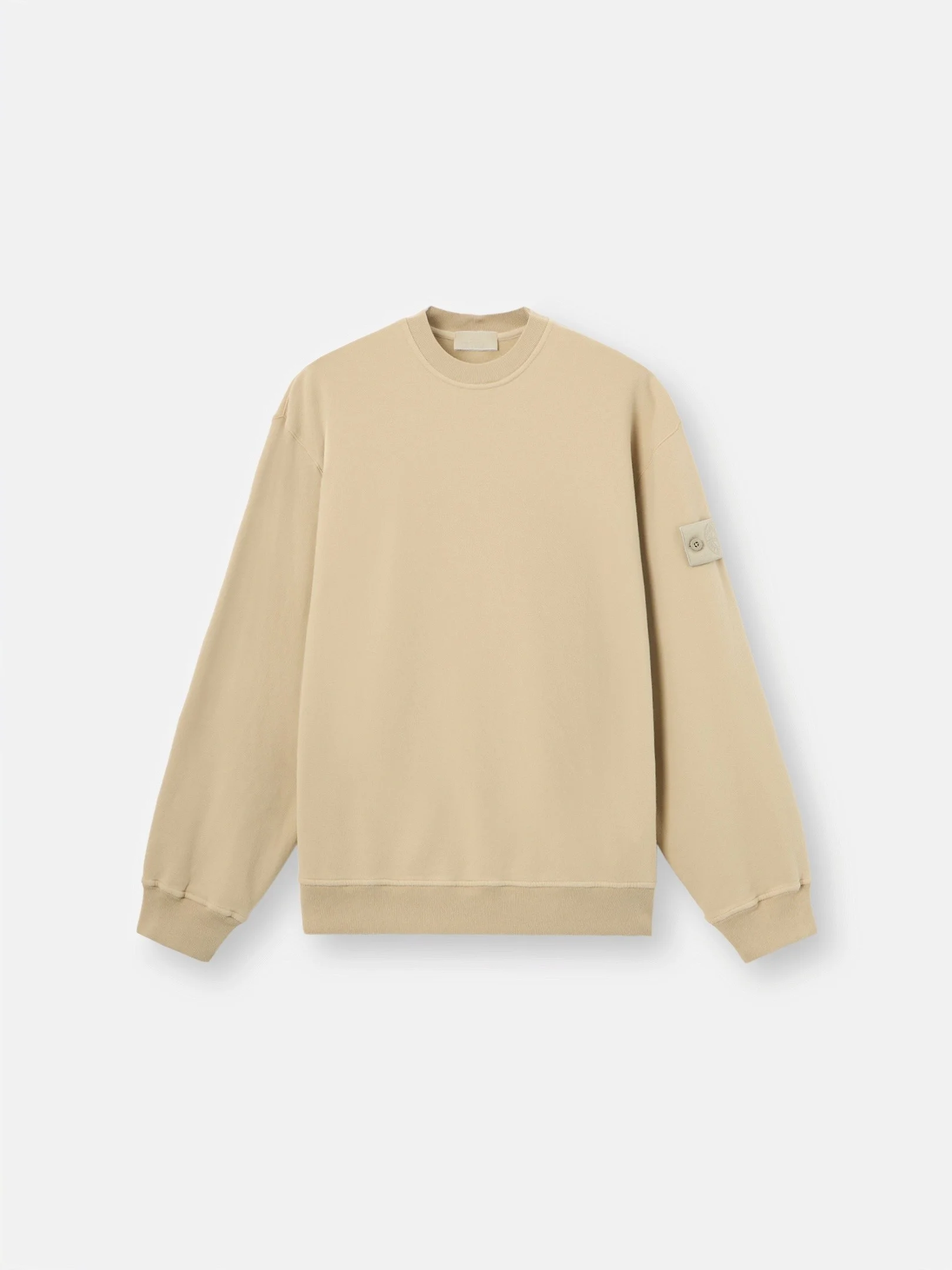 6100069 STRETCH COTTON FLEECE_S.I. GHOST - 1