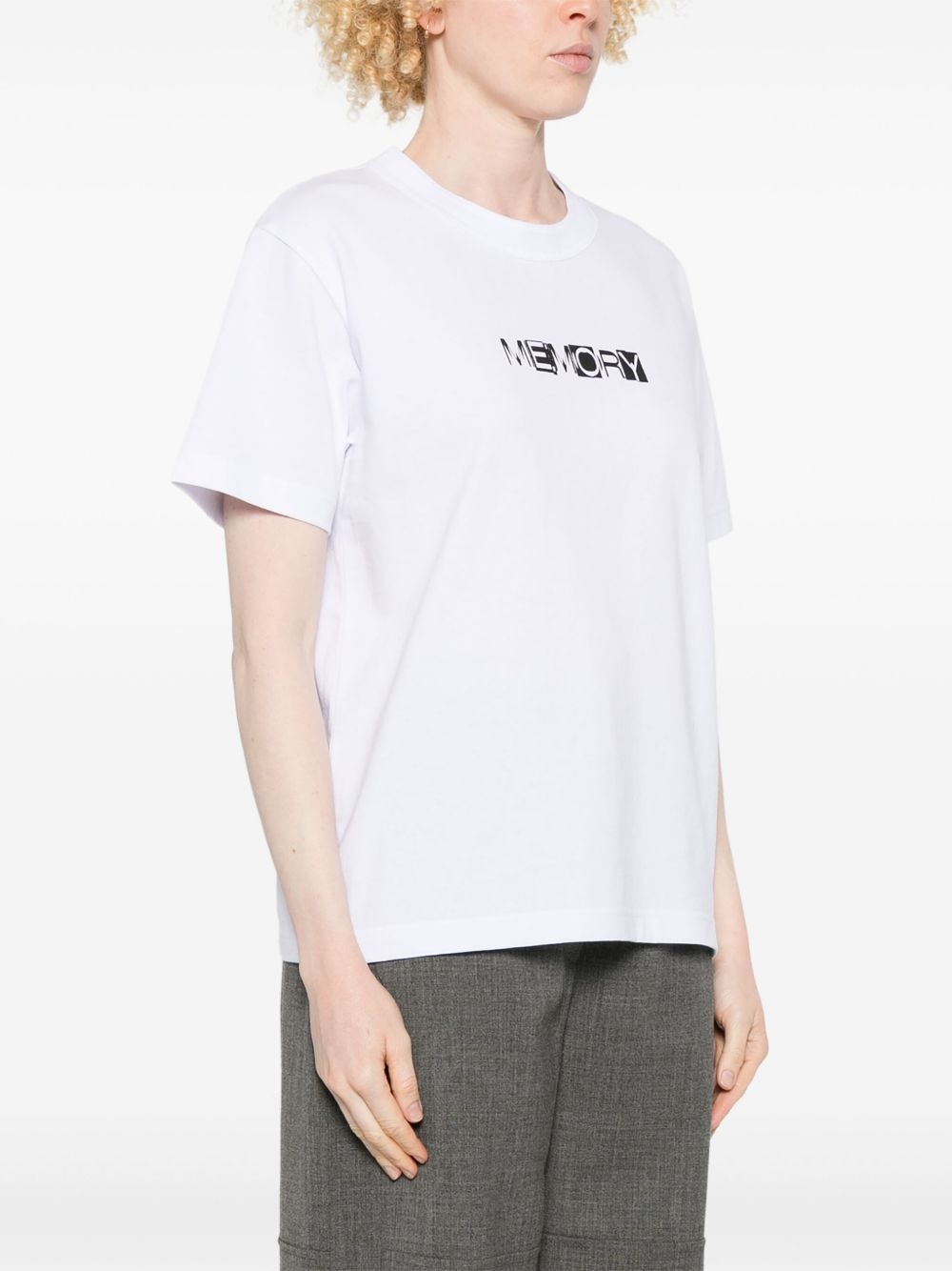 slogan-print T-shirt - 3