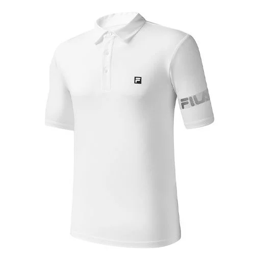 FILA ATHLETICS Professional Sports Polo Shirt White A11M031152F-WT - 1