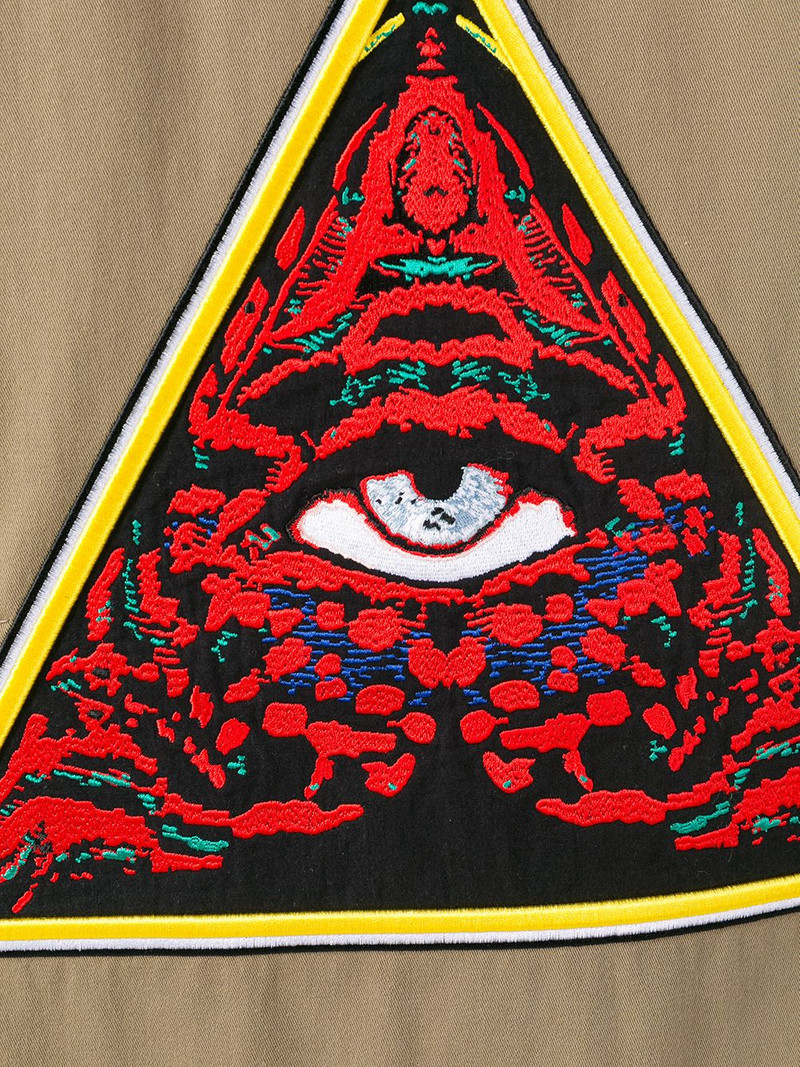 Illuminati patch parka jacket 5
