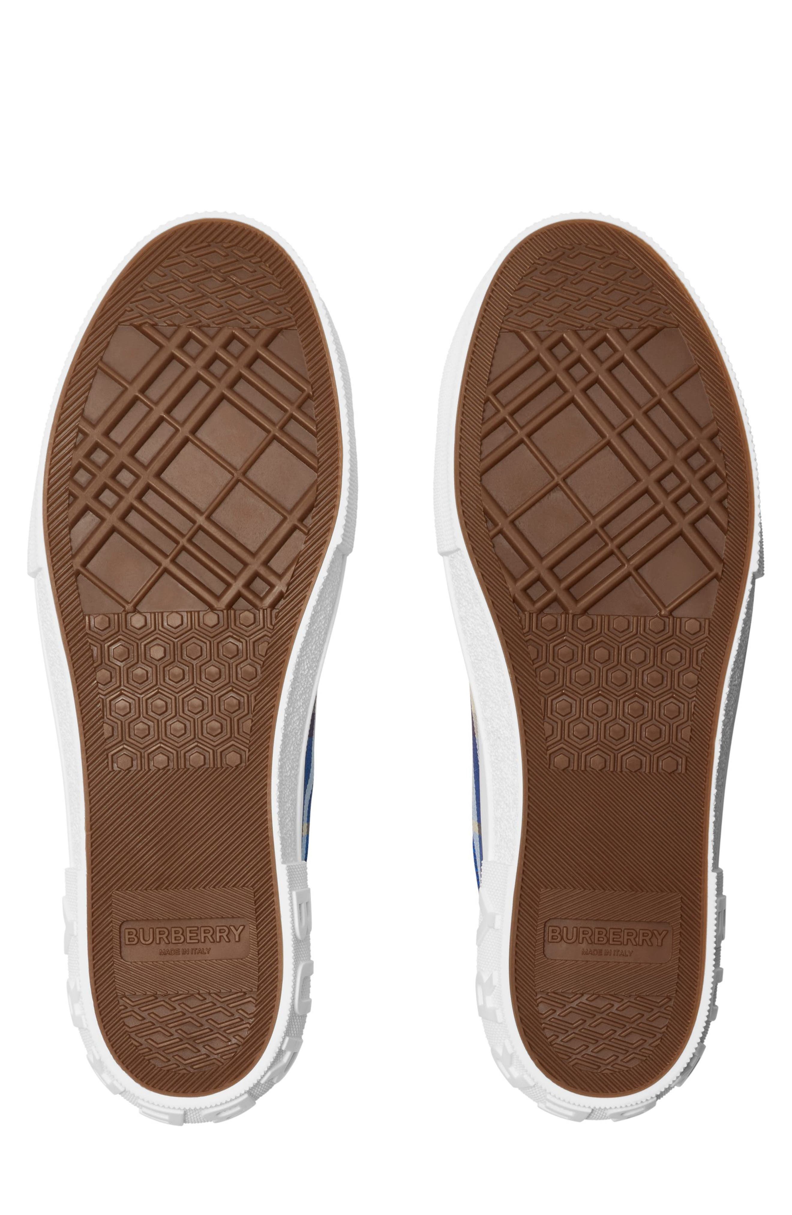 burberry Jack Check Low Top Sneaker in Hyacinth at Nordstrom - 4