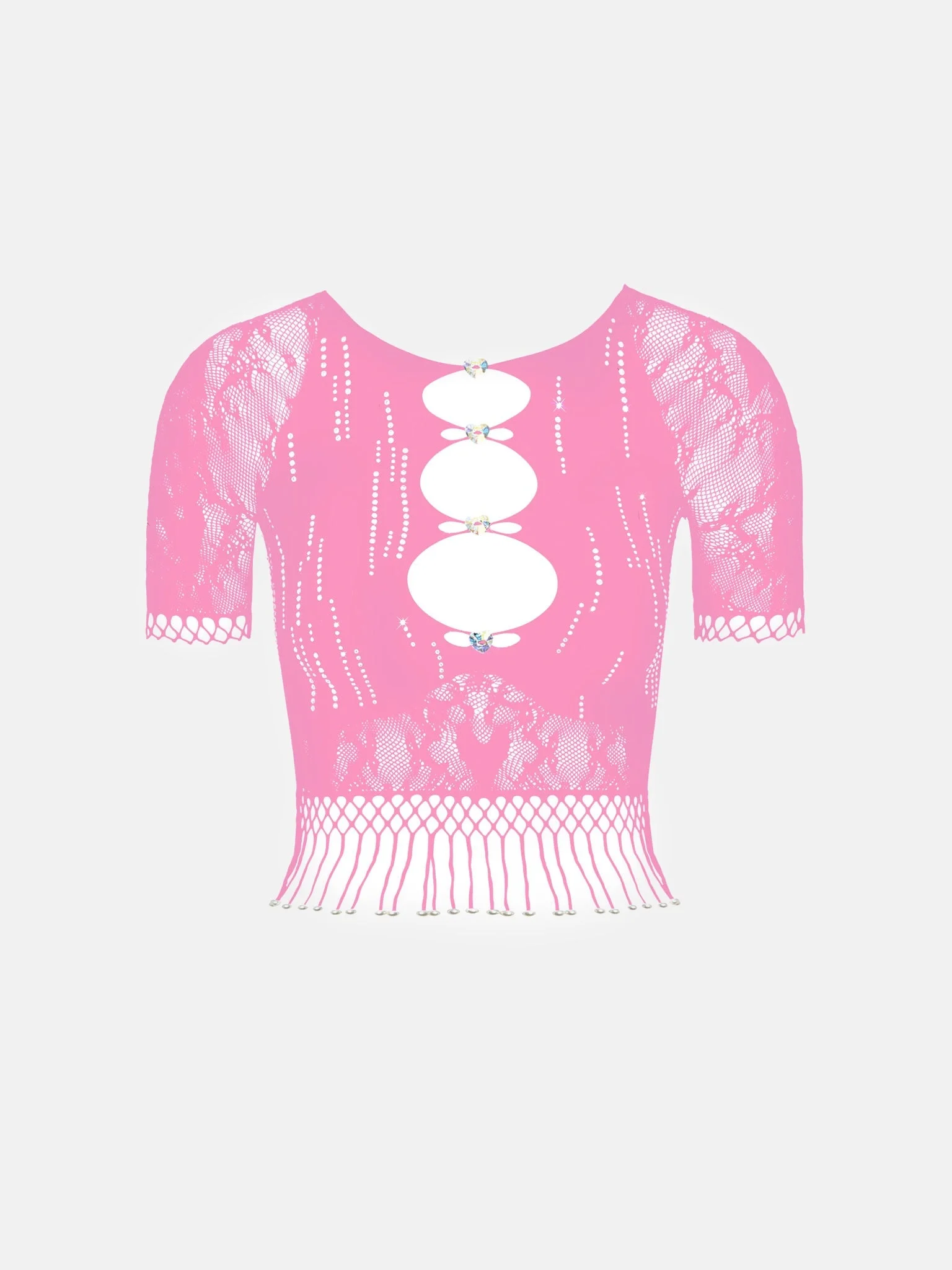 URCHIN TOP IN FUCHSIA PINK - 1