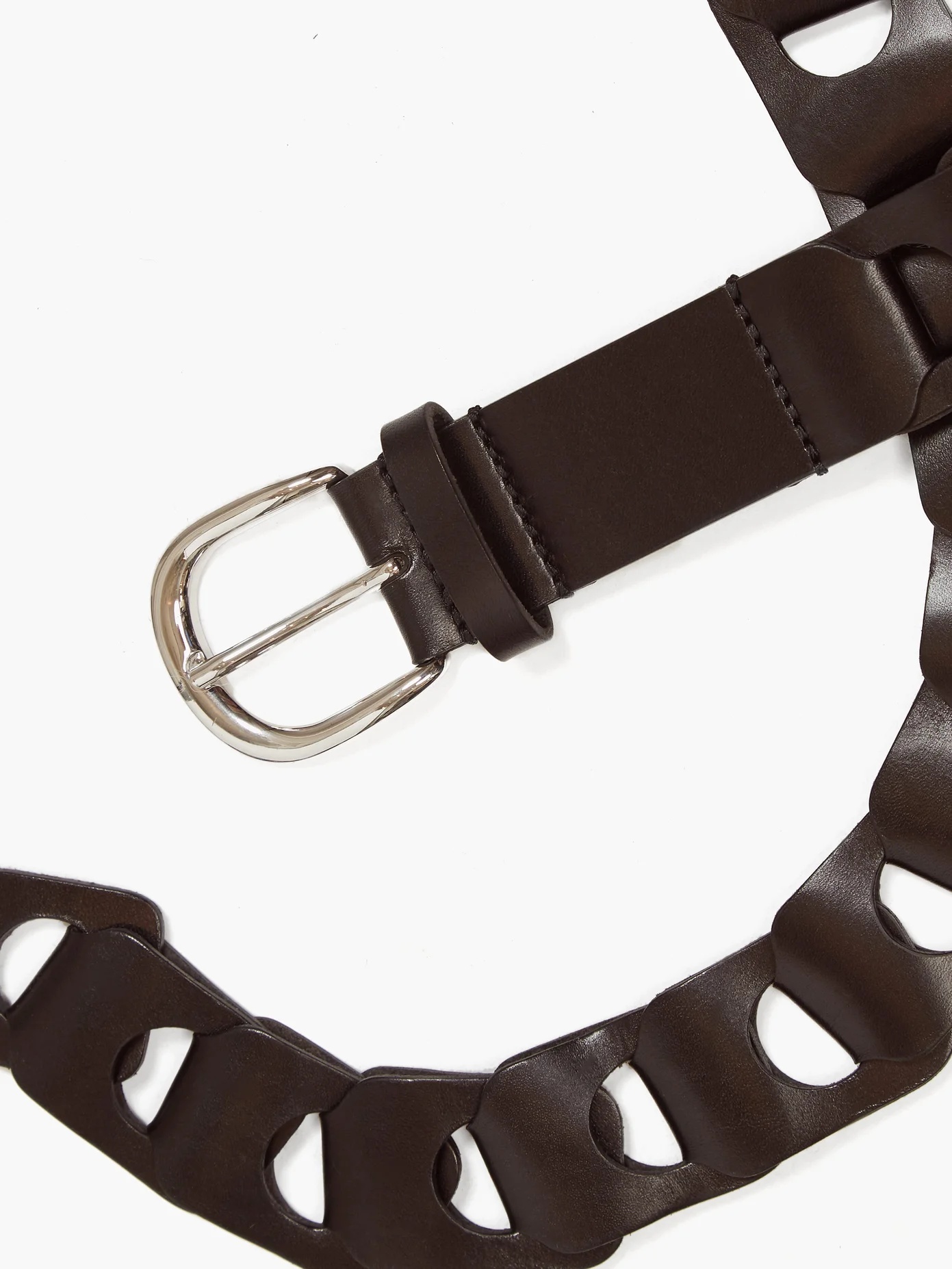 Zak braided-leather belt - 3