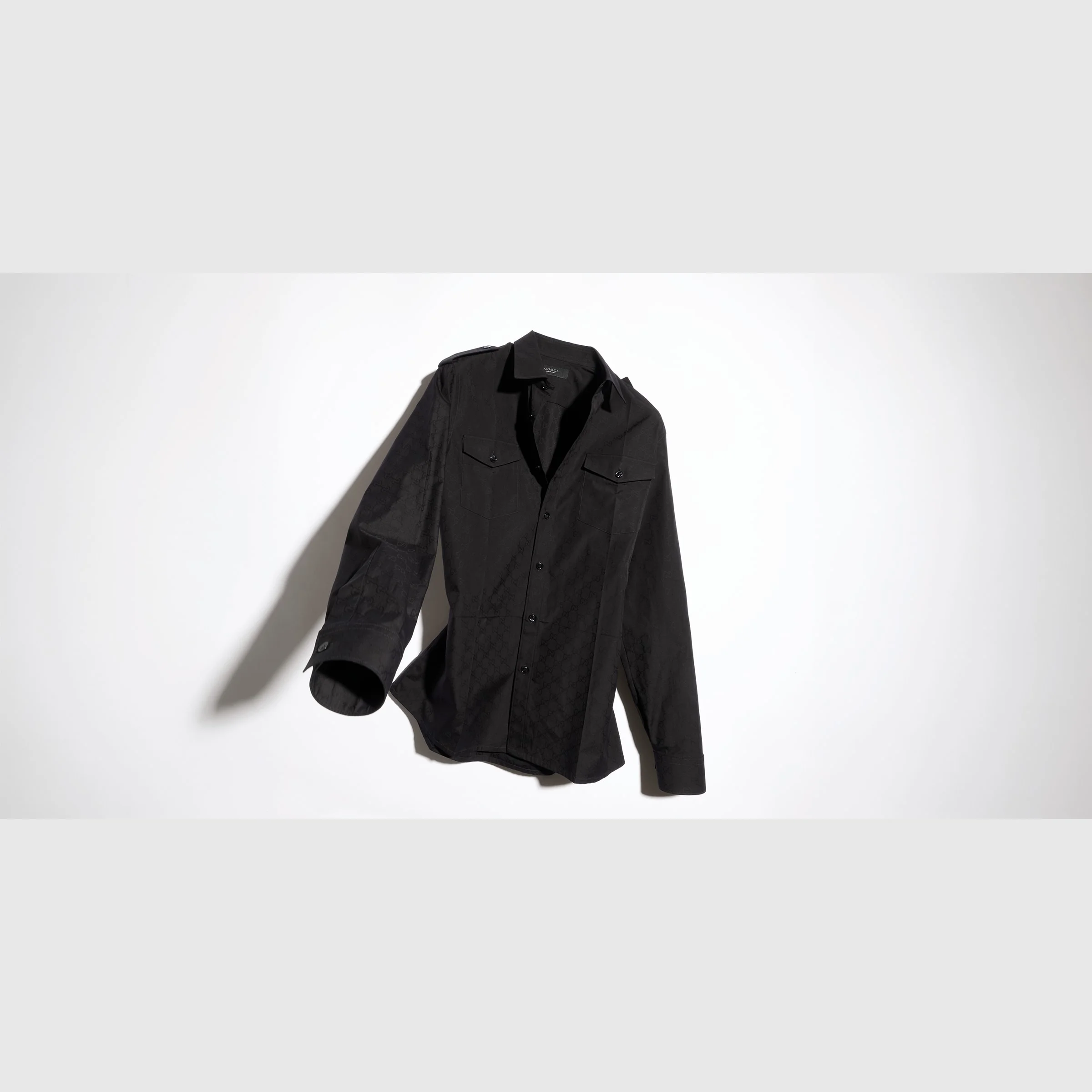 GG cotton poplin shirt - 1
